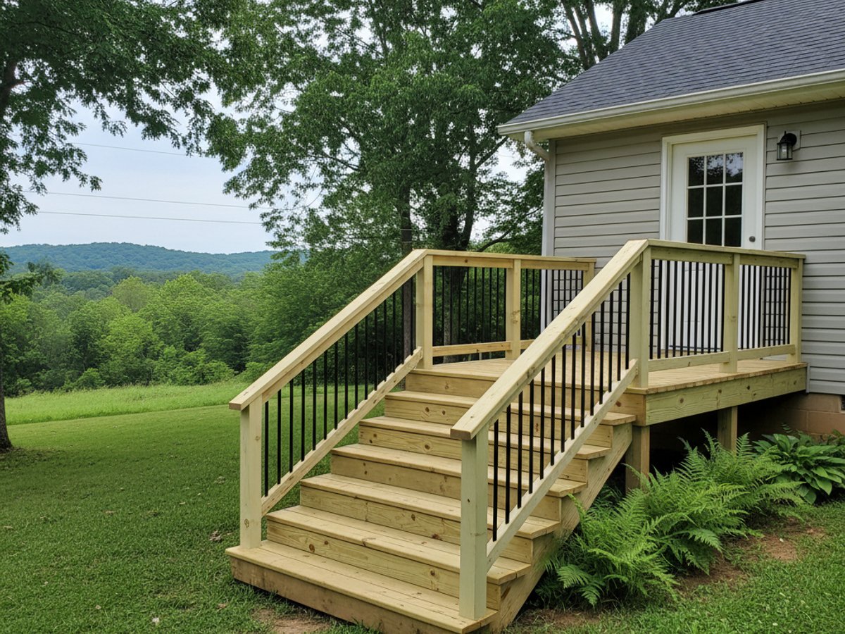 Deck Staining & Sealing completed by Oasis Deck in Conway, AR
