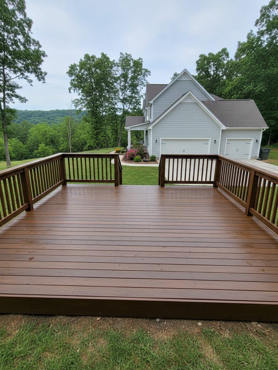 Composite Decking Installation completed by Oasis Deck in North Little Rock, AR